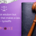 it is not wisdom but authority that makes a law. t – tymoffs